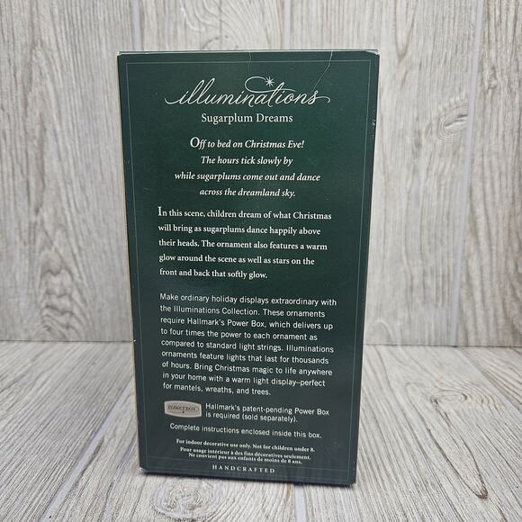 Hallmark Illuminations Sugarplum Dreams Light Up Christmas Ornament Decoration B - Picture 7 of 8